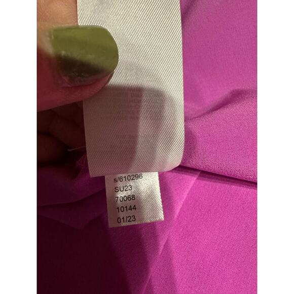 Lou & Grey Wanderweave Athletic Dress Sleeveless 1/4 Zip Magenta S Athleisure - Picture 8 of 8